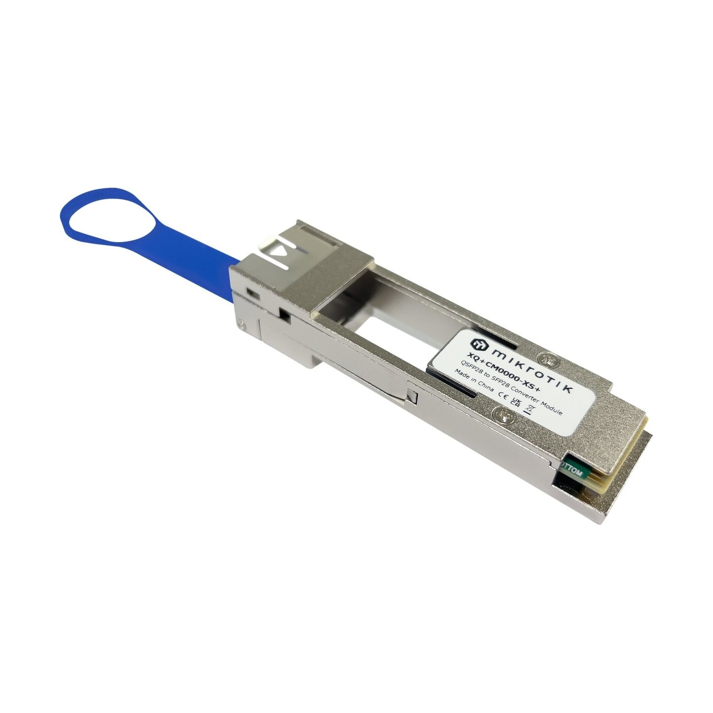 Mikrotik | QSFP28 to SFP28 Converter | XQ+CM0000-XS+ | SFP/SFP+/SFP28 | QSFP28 to SFP28 | 25000 Mbit/s | -20 to 85