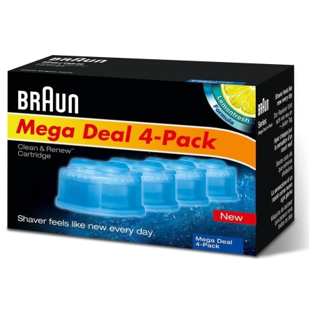 Braun | Refills 4 Pack | Clean and Renew CCR4 3+1