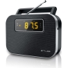 Muse | M-081R | Alarm function | 2-band PLL portable radio | Black