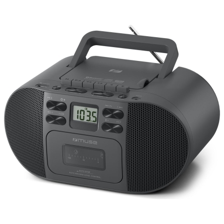 Muse M-188 RDC | Portable radio with Blu-ray CD/MP3 cassette recorder | AUX in