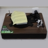 Muse MT-107 BTO Turntable Stereo System, Black/Brown | Muse Turntable Stereo System with Bluetooth Out | MT-107 BTO | Warranty 2