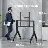 Onkron TV SET ACC MOBILE STAND/70-110" BLACK TS2081-B ONKRON