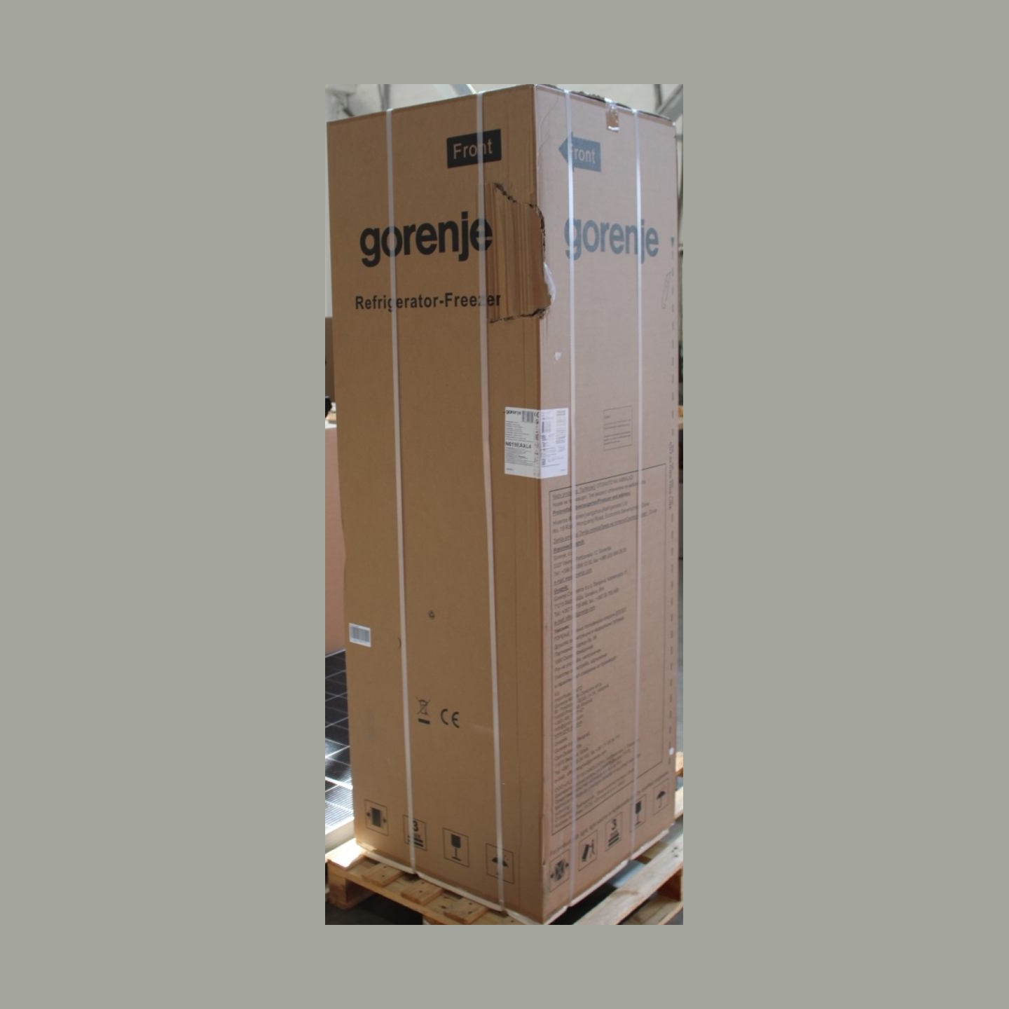 Gorenje Refrigerator | N619EAXL4 | Energy efficiency class E | Free standing | Combi | Height 186 cm | No Frost system | Fridge 