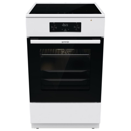 Gorenje | Cooker | GEIT5C60WPG | Hob type Induction | Oven type Electric | White | Width 50 cm | Grilling | Depth 59.4 cm | 70 L