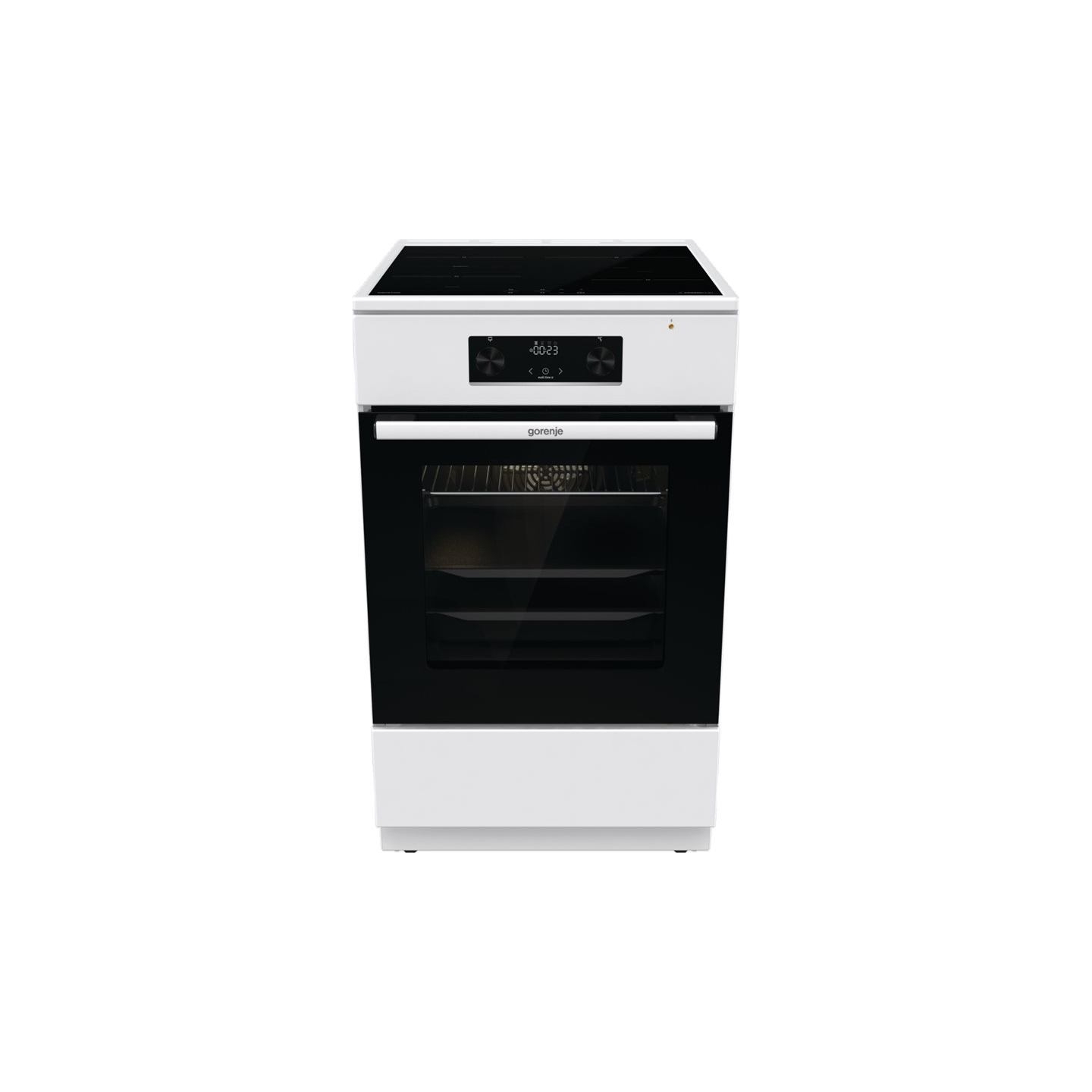 Gorenje | Cooker | GEIT5C60WPG | Hob type Induction | Oven type Electric | White | Width 50 cm | Grilling | Depth 59.4 cm | 70 L