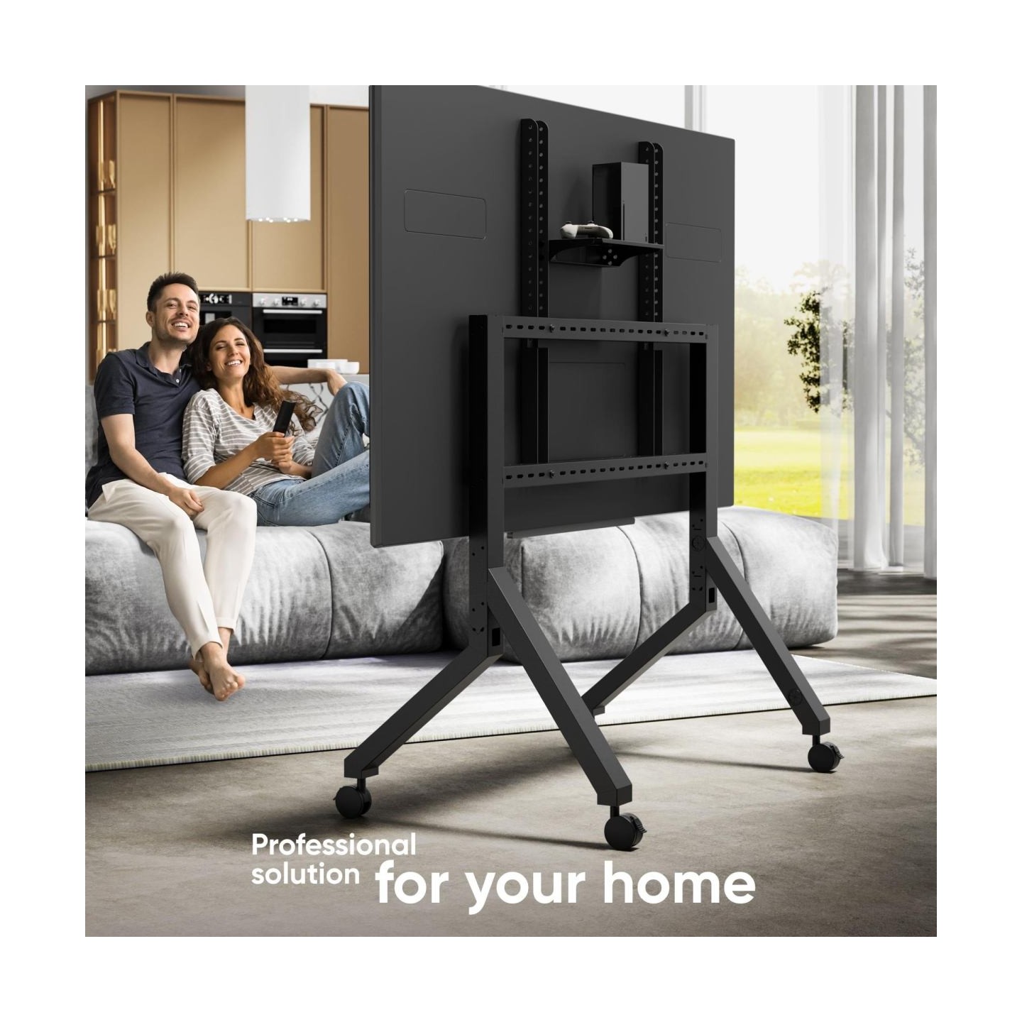 Onkron TV SET ACC MOBILE STAND/70-110" BLACK TS2081-B ONKRON