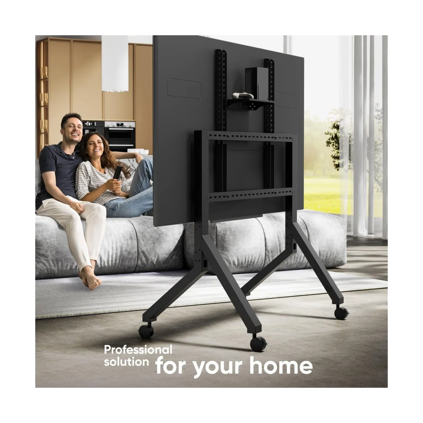 Onkron TV SET ACC MOBILE STAND/70-110" BLACK TS2081-B ONKRON