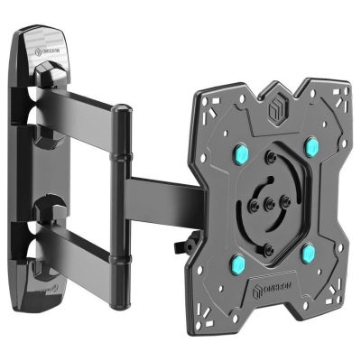 Onkron Full Motion TV Wall Mount for 17– 43 Inch LCD LED Flat Screens up to 35 kgs, Black