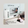 Onkron Full Motion TV Wall Mount for 17– 43 Inch LCD LED Flat Screens up to 35 kgs, Black