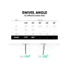 Onkron Full Motion TV Wall Mount for 17– 43 Inch LCD LED Flat Screens up to 35 kgs, Black