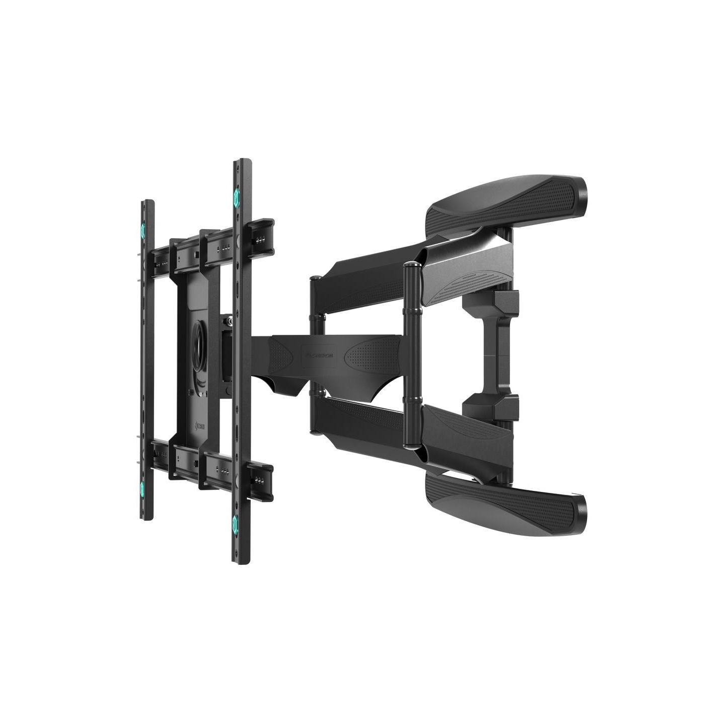 Onkron Full Motion TV Wall Mount for 40 to 75-inch Flat Panel TVs Digital Panels 45,5 kg, Black