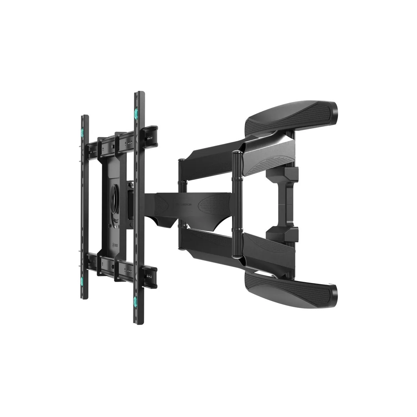 Onkron Full Motion TV Wall Mount for 40 to 75-inch Flat Panel TVs Digital Panels 45,5 kg, Black