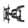 Onkron Full Motion TV Wall Mount for 40 to 75-inch Flat Panel TVs Digital Panels 45,5 kg, Black