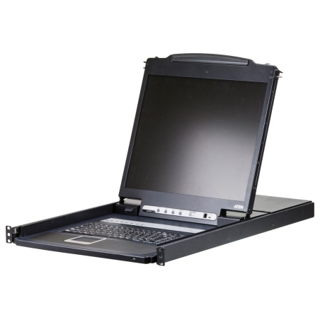 Aten | 8-Port PS/2-USB VGA 19" LCD KVM Switch | CL1308N-ATA-AG