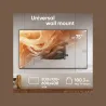 Onkron Full Motion TV Wall Mount for 40 to 75-inch Flat Panel TVs Digital Panels 45,5 kg, Black