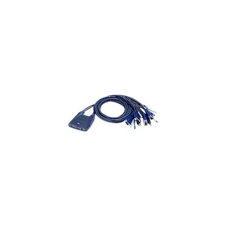 Aten 4-Port USB VGA/Audio Cable KVM Switch | Aten | 4-Port USB VGA/Audio Cable KVM Switch (0.9m, 1.2m)