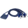Aten 4-Port USB VGA/Audio Cable KVM Switch | Aten | 4-Port USB VGA/Audio Cable KVM Switch (0.9m, 1.2m)