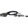 Aten 2-Port USB DVI Cable KVM Switch with Remote Port Selector | Aten | Remote Port Selector | 2-Port USB DVI Cable KVM Switch w
