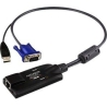 Aten | USB VGA KVM Adapter | 1 x RJ-45 Female, 1 x USB Male, 1 x HDB-15 Male
