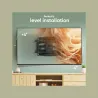Onkron Full Motion TV Wall Mount for 40 to 75-inch Flat Panel TVs Digital Panels 45,5 kg, Black