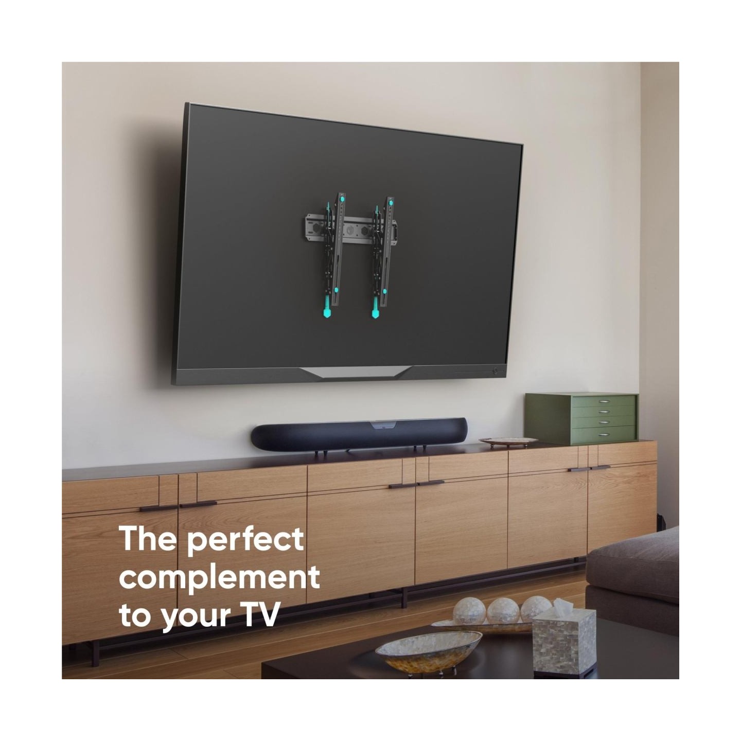 Onkron Tilting TV Wall Mount for 35 to 65-inch Flat Panel TVs Digital Panels 60 kg TM5 Black