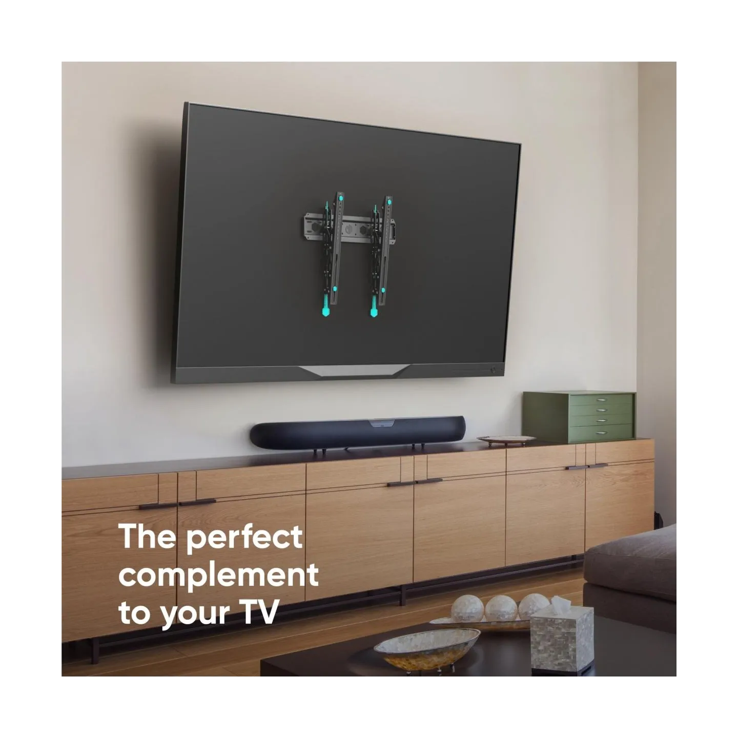 Onkron Tilting TV Wall Mount for 35 to 65-inch Flat Panel TVs Digital Panels 60 kg TM5 Black