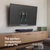 Onkron Tilting TV Wall Mount for 35 to 65-inch Flat Panel TVs Digital Panels 60 kg TM5 Black