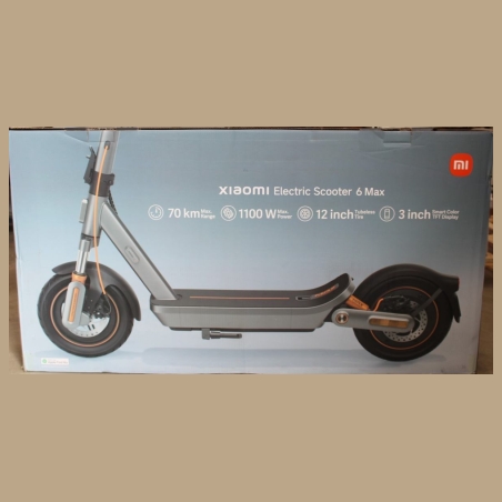 Xiaomi Electric Scooter 6 Max GL | Xiaomi 24 month(s) | DAMAGED PACKAGING, PAINT AND BODY (NEAR SCREEN). MISSING INNER PACKAGING