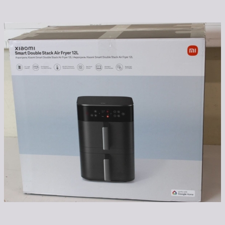 Xiaomi Smart Double Stack Air Fryer 12L | Power 2800 W | Capacity 12 L | Black | UNPACKED, SCRATCHES ON  HANDLE, MISSING INNER P