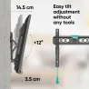 Onkron Tilting TV Wall Mount for 35 to 65-inch Flat Panel TVs Digital Panels 60 kg TM5 Black