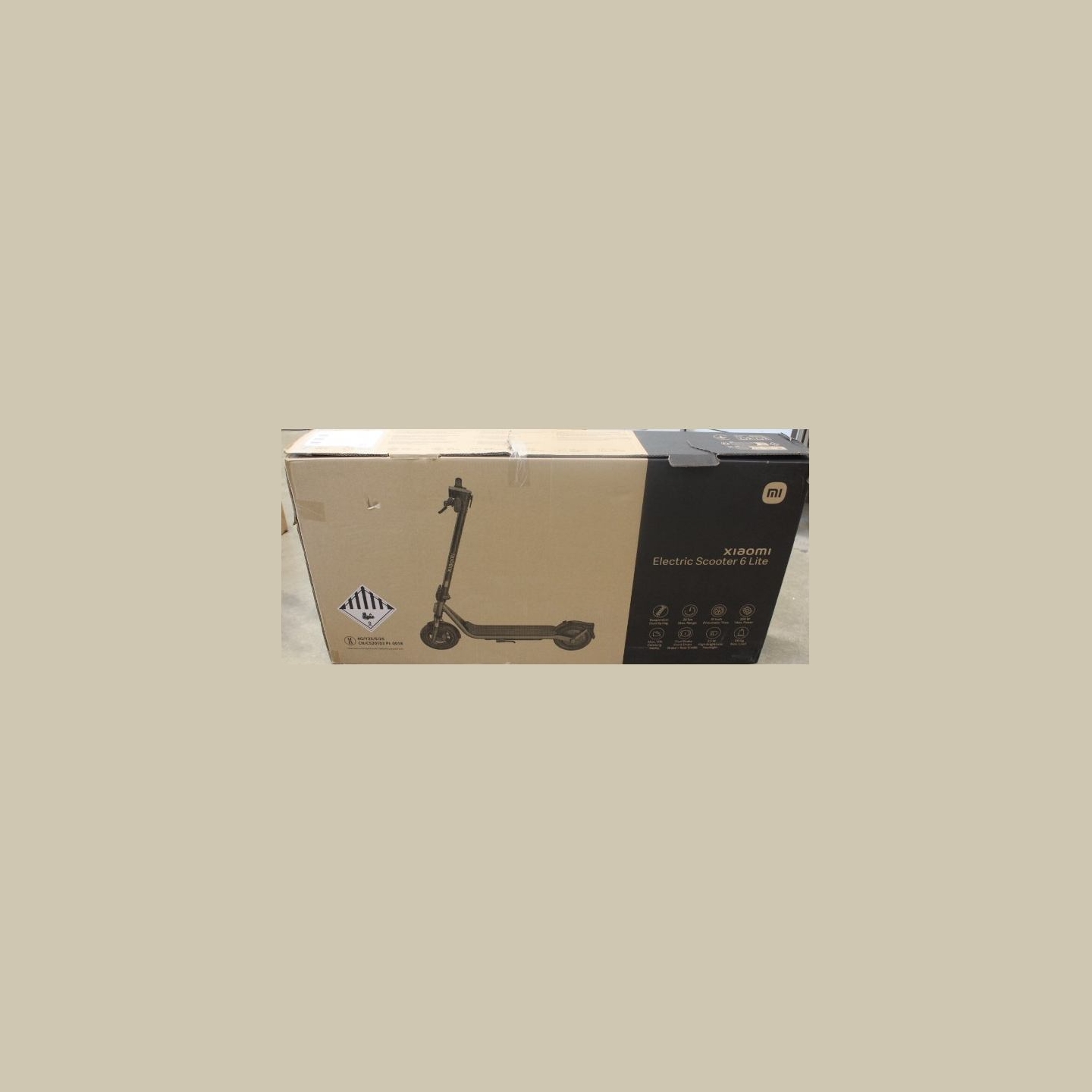 Xiaomi Electric Scooter 6 Lite GL | Xiaomi 23 month(s) | DAMAGED PACKAGING