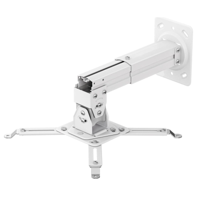Onkron Projector Mount Ceiling Adjustable Bracket up to 22 lbs Projectors, White