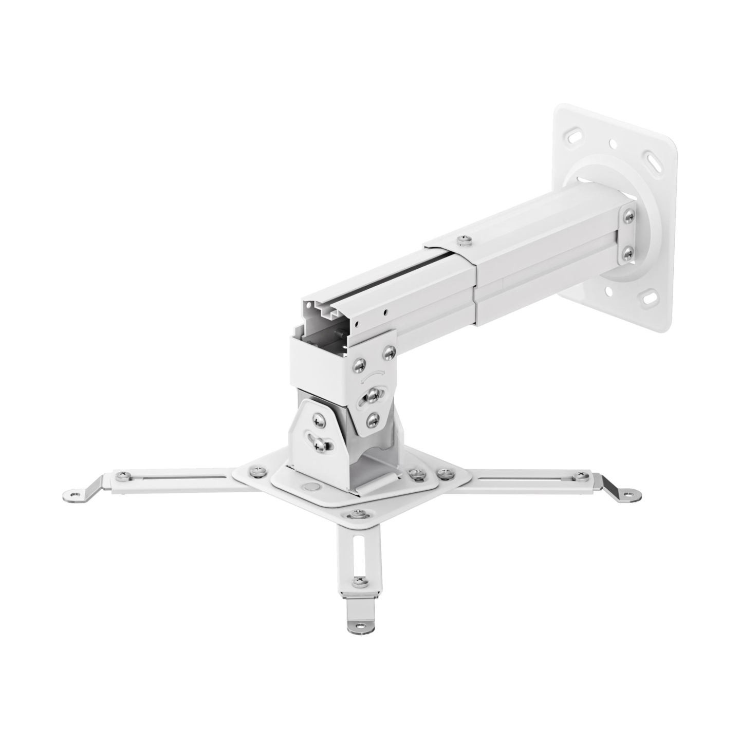 Onkron Projector Mount Ceiling Adjustable Bracket up to 22 lbs Projectors, White