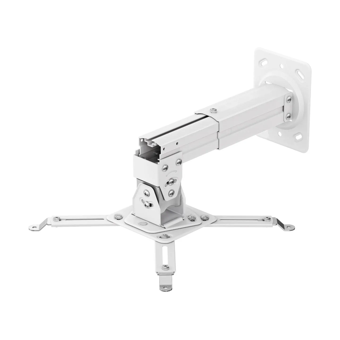 Onkron Projector Mount Ceiling Adjustable Bracket up to 22 lbs Projectors, White