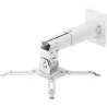 Onkron Projector Mount Ceiling Adjustable Bracket up to 22 lbs Projectors, White