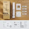 Onkron Projector Mount Ceiling Adjustable Bracket up to 22 lbs Projectors, White