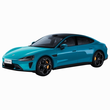 Xiaomi SU7 1:18 Die-cast Model Car | Aqua Blue | Zinc alloy, ABS, SAN and PVC