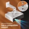 Onkron Projector Mount Ceiling Adjustable Bracket up to 22 lbs Projectors, White
