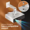 Onkron Projector Mount Ceiling Adjustable Bracket up to 22 lbs Projectors, White