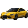 Xiaomi SU7 Ultra 1:18 Die-cast Model Car | Lightning Yellow | Zinc alloy, ABS, SAN, PVC
