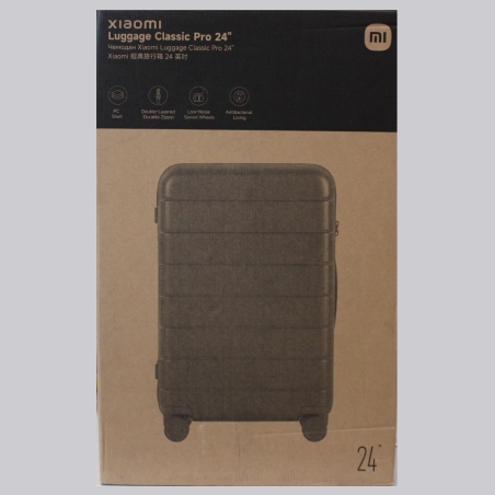 Xiaomi | Xiaomi | Luggage Classic Pro 24" | Grey | 24 month(s) | DAMAGED PACKAGING AND ITEM BODY (TOP)