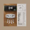 Onkron Monitor desk mount for 37” – 70 Inch LCD LED OLED Screens, White