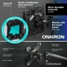 Onkron Triple Monitor Desk Mount Stand for 13-32-Inch LCD LED Screens up to 8 kg, Black