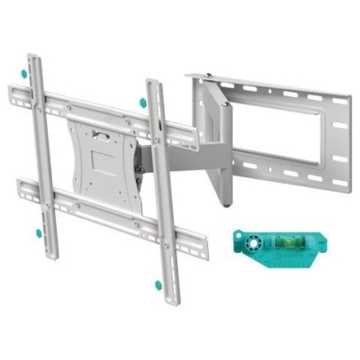 Onkron Full Motion TV Wall Mount for 40 to 75-inch Flat Panel TVs Digital Panels 68,2 kg, White