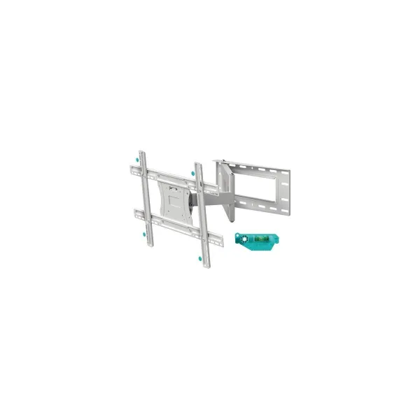 Onkron Full Motion TV Wall Mount for 40 to 75-inch Flat Panel TVs Digital Panels 68,2 kg, White