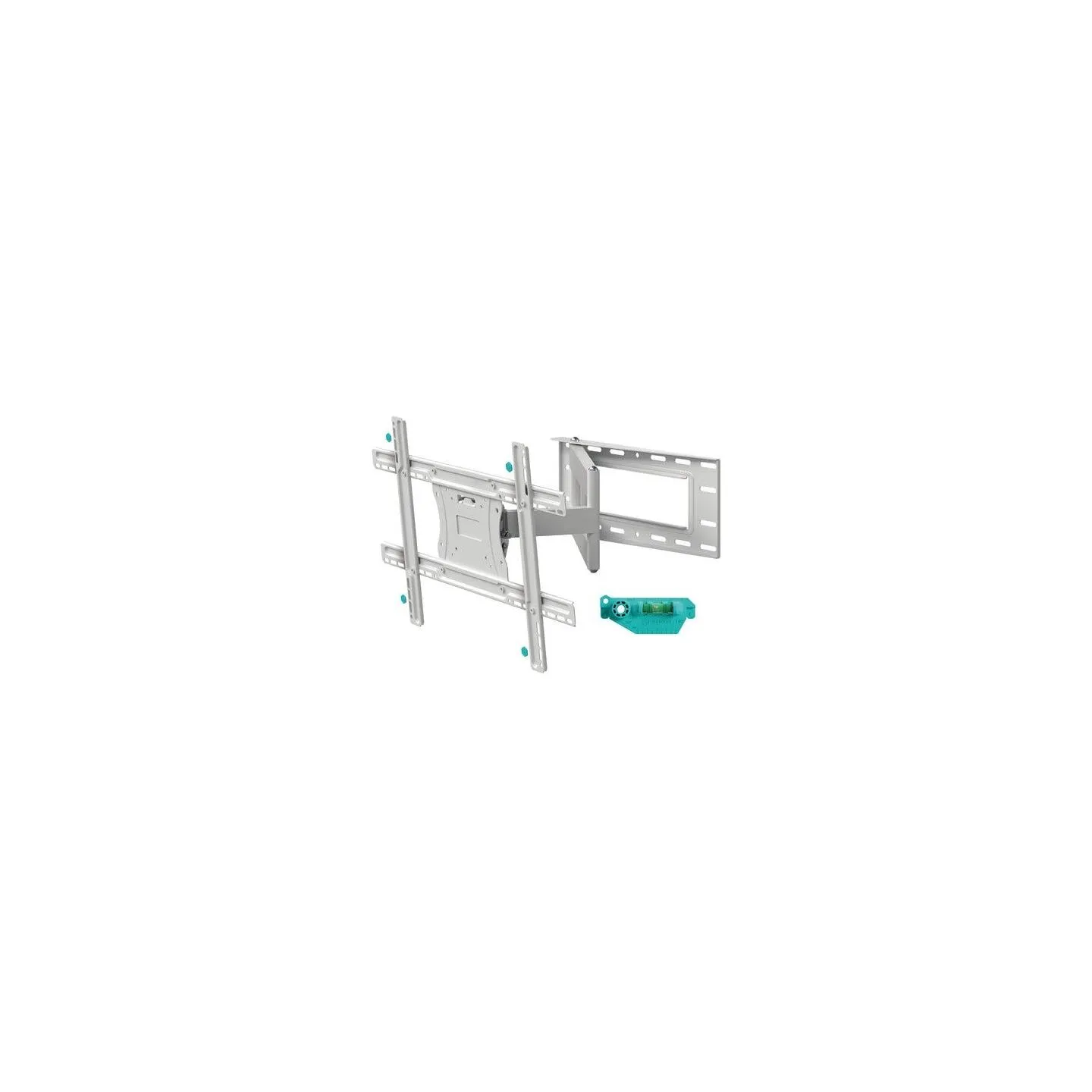 Onkron Full Motion TV Wall Mount for 40 to 75-inch Flat Panel TVs Digital Panels 68,2 kg, White