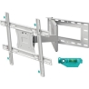 Onkron Full Motion TV Wall Mount for 40 to 75-inch Flat Panel TVs Digital Panels 68,2 kg, White