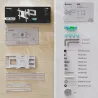 Onkron Full Motion TV Wall Mount for 40 to 75-inch Flat Panel TVs Digital Panels 68,2 kg, White