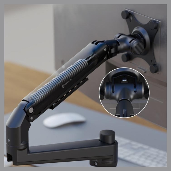Onkron Desk mount for Monitor 17"- 38", max 11 kg, tilt-swivel, with rotation
