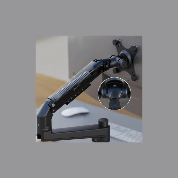 Onkron Desk mount for Monitor 17"- 38", max 11 kg, tilt-swivel, with rotation